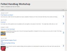 Tablet Screenshot of feltedhandbagworkshop.blogspot.com