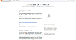 Desktop Screenshot of 3continentfamily.blogspot.com
