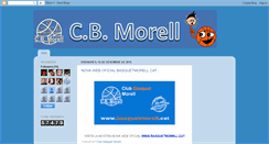 Desktop Screenshot of clubbasquetmorell.blogspot.com