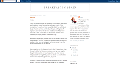 Desktop Screenshot of breakfastinspain.blogspot.com