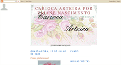 Desktop Screenshot of cariocaarteiraelianenascimento.blogspot.com