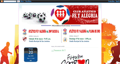 Desktop Screenshot of club-atletico-feyalegria.blogspot.com