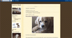 Desktop Screenshot of barlowbark.blogspot.com