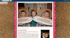 Desktop Screenshot of pritchettfamily08.blogspot.com