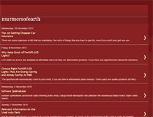 Tablet Screenshot of murmersofearth.blogspot.com