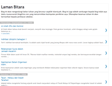 Tablet Screenshot of laman-bitara.blogspot.com