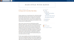 Desktop Screenshot of hairstylewithbangs.blogspot.com