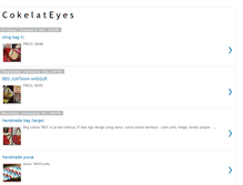 Tablet Screenshot of cokelateyes.blogspot.com