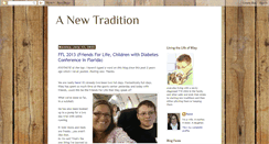 Desktop Screenshot of anewtradition.blogspot.com