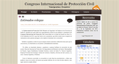 Desktop Screenshot of congresoproteccioncivil.blogspot.com