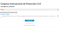 Tablet Screenshot of congresoproteccioncivil.blogspot.com