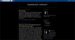 Desktop Screenshot of downrightupright.blogspot.com