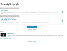 Tablet Screenshot of downrightupright.blogspot.com