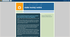 Desktop Screenshot of makemoneyonlineyan.blogspot.com