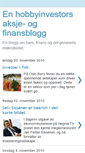 Mobile Screenshot of aksjeogfinans.blogspot.com