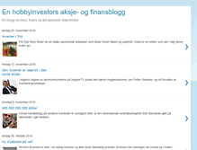 Tablet Screenshot of aksjeogfinans.blogspot.com