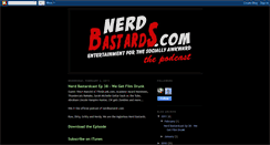 Desktop Screenshot of nerdbastards.blogspot.com