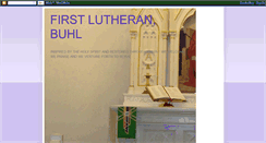 Desktop Screenshot of buhllutheran.blogspot.com