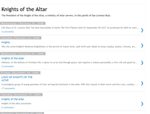 Tablet Screenshot of knightsofthealtar.blogspot.com