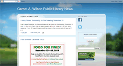 Desktop Screenshot of gawlibrarynews.blogspot.com