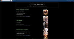 Desktop Screenshot of latest-tattoosdesign.blogspot.com