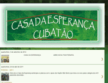 Tablet Screenshot of casadaesperancacubatao.blogspot.com