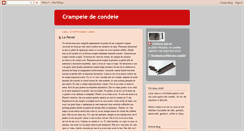 Desktop Screenshot of crampeiedecondeie.blogspot.com