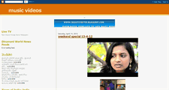 Desktop Screenshot of indianvideosmusic.blogspot.com