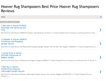 Tablet Screenshot of hooverrugshampooers.blogspot.com