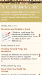 Mobile Screenshot of bcministries1.blogspot.com