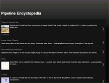 Tablet Screenshot of pipelineencyclopedia.blogspot.com