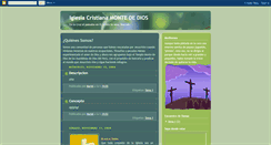 Desktop Screenshot of iglesiamontededios.blogspot.com