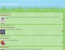 Tablet Screenshot of craftycornerduo.blogspot.com