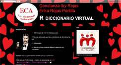 Desktop Screenshot of eca-diccionariovirtual-r.blogspot.com