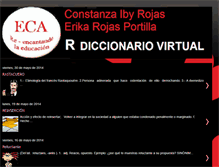 Tablet Screenshot of eca-diccionariovirtual-r.blogspot.com