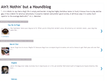 Tablet Screenshot of aintnothinbutahoundblog.blogspot.com