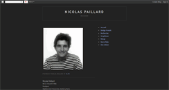 Desktop Screenshot of nicolaspaillard.blogspot.com