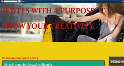 Desktop Screenshot of jewelswithapurpose.blogspot.com