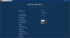 Desktop Screenshot of minciu-skrynele.blogspot.com