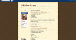 Desktop Screenshot of cylindasrecipes.blogspot.com