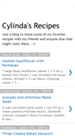 Mobile Screenshot of cylindasrecipes.blogspot.com