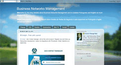 Desktop Screenshot of businessnetworksmanagement.blogspot.com