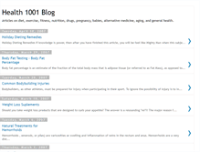 Tablet Screenshot of health1001.blogspot.com