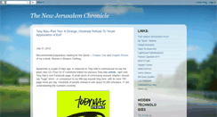 Desktop Screenshot of newjerusalemchronicle.blogspot.com