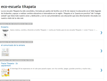 Tablet Screenshot of ecotikapata.blogspot.com