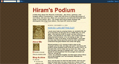 Desktop Screenshot of hiramspodium.blogspot.com