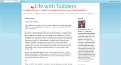 Desktop Screenshot of lifewithtoddlers.blogspot.com