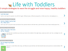 Tablet Screenshot of lifewithtoddlers.blogspot.com