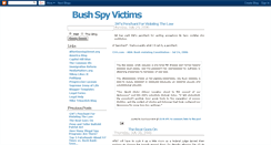 Desktop Screenshot of bushspyvictims.blogspot.com