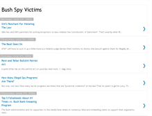 Tablet Screenshot of bushspyvictims.blogspot.com